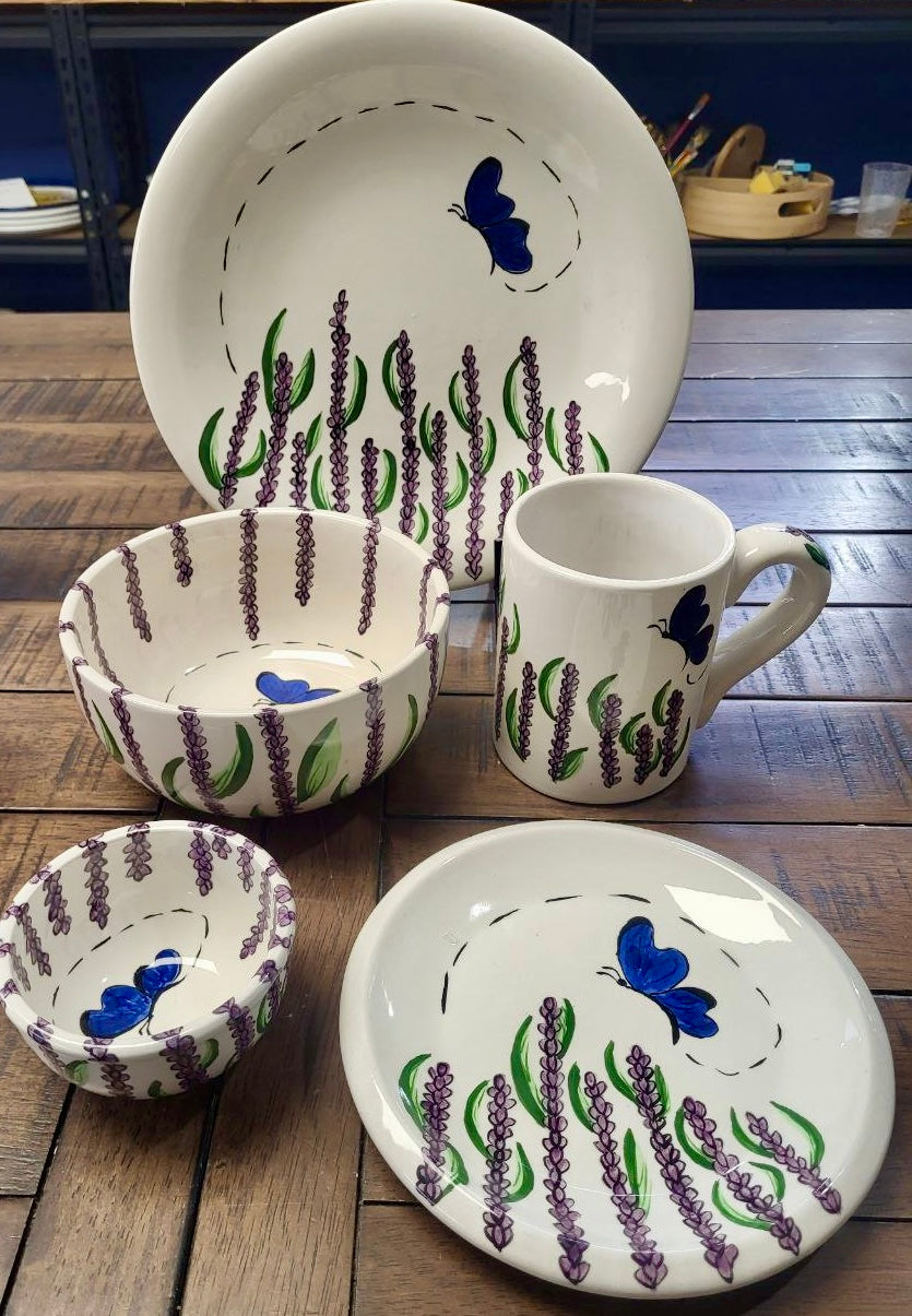 Lavender Butterfly Jumbo Mug