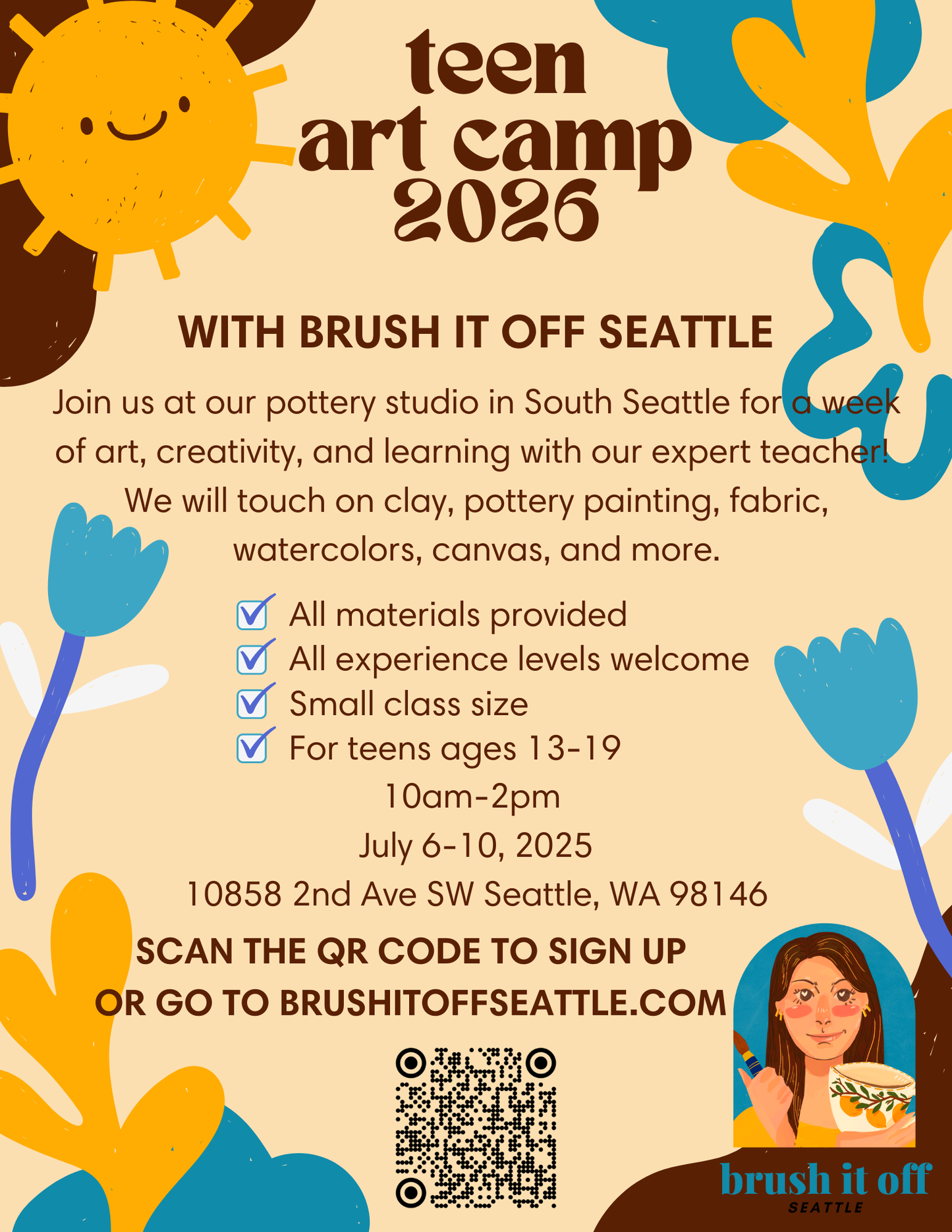 Art Camp 2026 Remaining Registration Fee