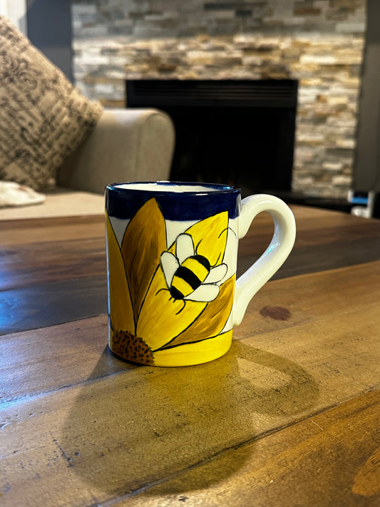 Sunflower Bee Jumbo Mug