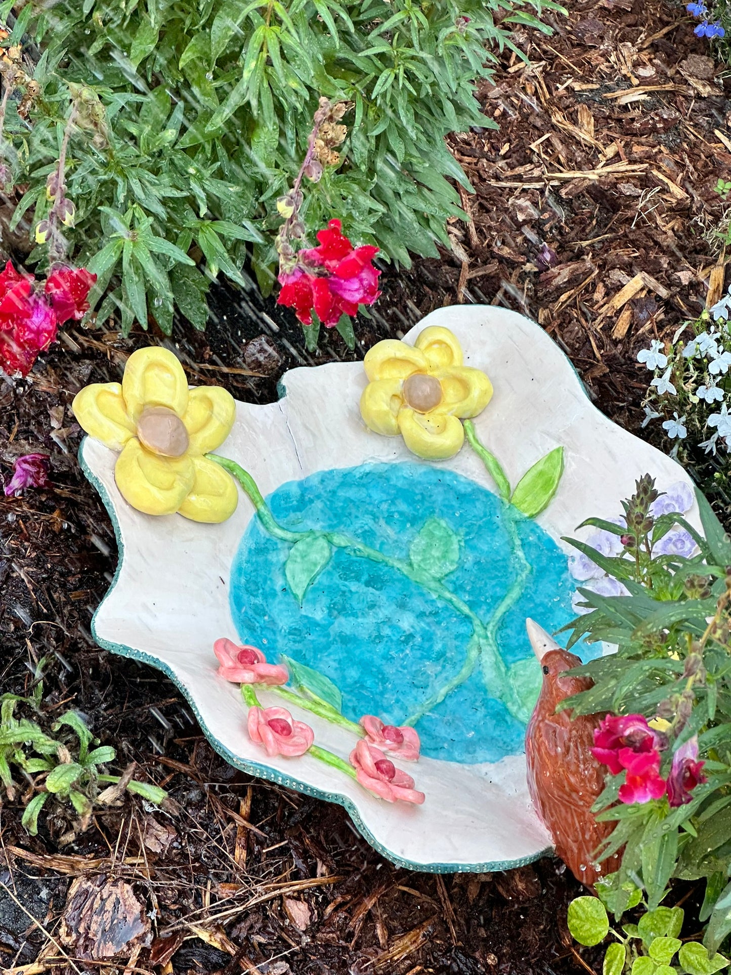 Artisan Birdbath