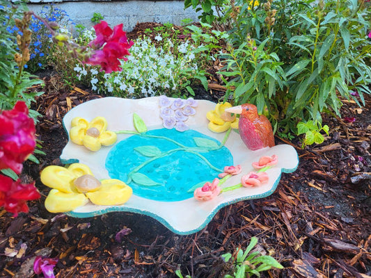 Artisan Birdbath